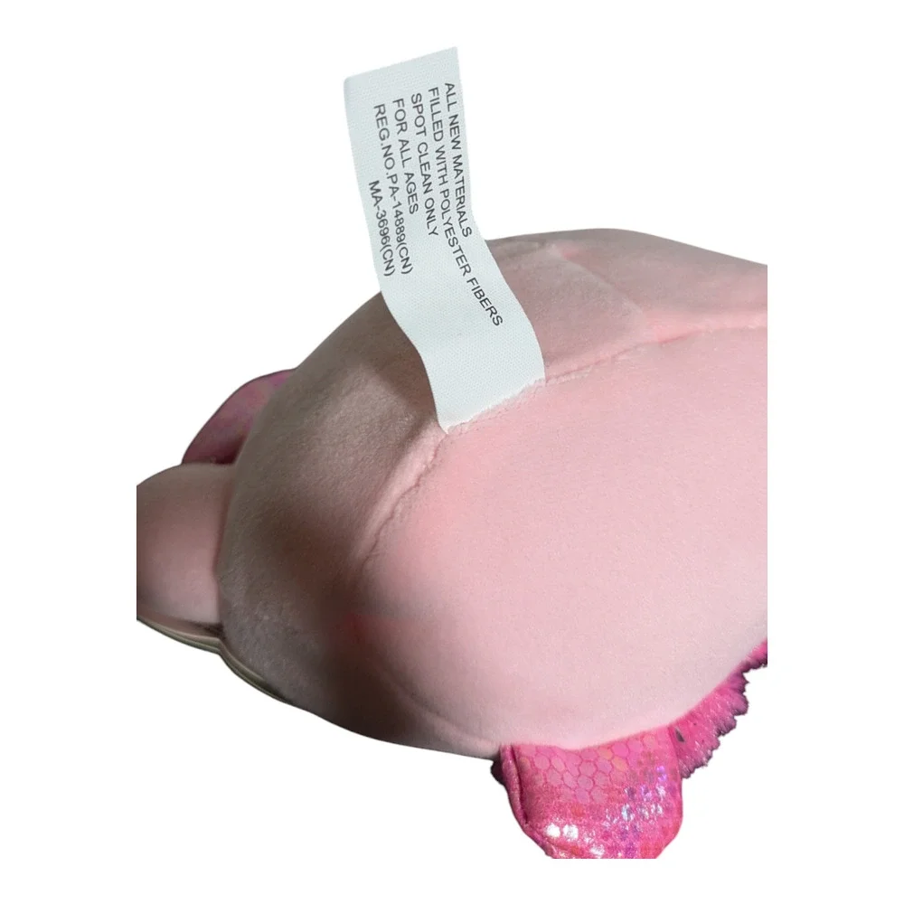 Valentine Plushie - Cute Pink Axolotl - New with Tag - Super Soft and Squishy